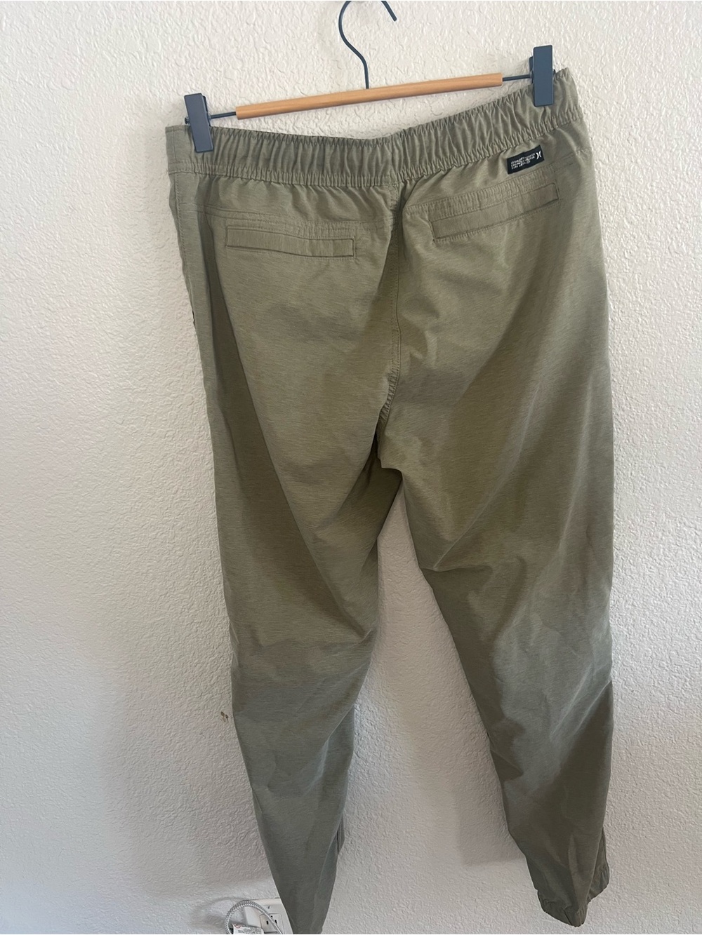Hurley Olive Green Drawstring Joggers - Picture 3 of 3
